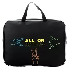 Папка с ручками текстиль А4 350 х 270 х 70 мм Calligrata "Жесты"