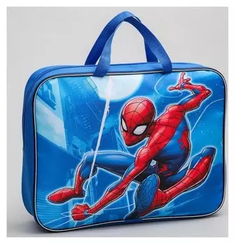 Папка с ручками текстильная Человек-паук