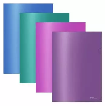 Папка-уголок А4 Erichkrause "Glossy Vivid" непрозрачная, 53291