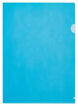 Папка уголок Attache Economy п/э цв. E-100/295t синяя россия 10 шт/уп