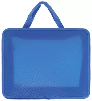 Папка универсальная на молнии с ручками цвет Синий