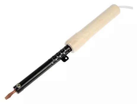 Паяльник Rexant ПД 12-0240, 220 В, 40 Вт, деревянная рукоятка, эпсн, 400 °С