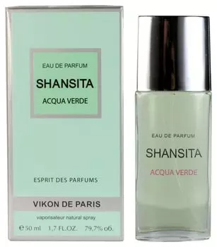 Парфюмерная вода Шансита Аква Верде Shansita Acqua Verde (Объем 50 мл)