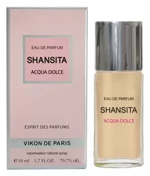 Парфюмерная вода Шансита Нежная вода Shansita Acqua Dolce (Объем 50 мл)