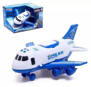 Парковка «Полицейский самолет», световые и звуковые эффекты