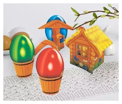 Пасхальный набор для украшения яиц «Деревенька»