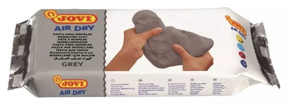 Паста для моделирования отвердевающая 250гр., Jovi, серая, 83G