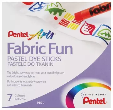 Пастель для ткани 7 цветов Fabric Fun