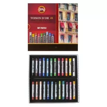 Пастель сухая художественная 48 цветов, Koh-i-noor Toison D`or 8516/48