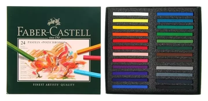 Пастель сухая художественная Faber-castell Polychromos® 24 цветов
