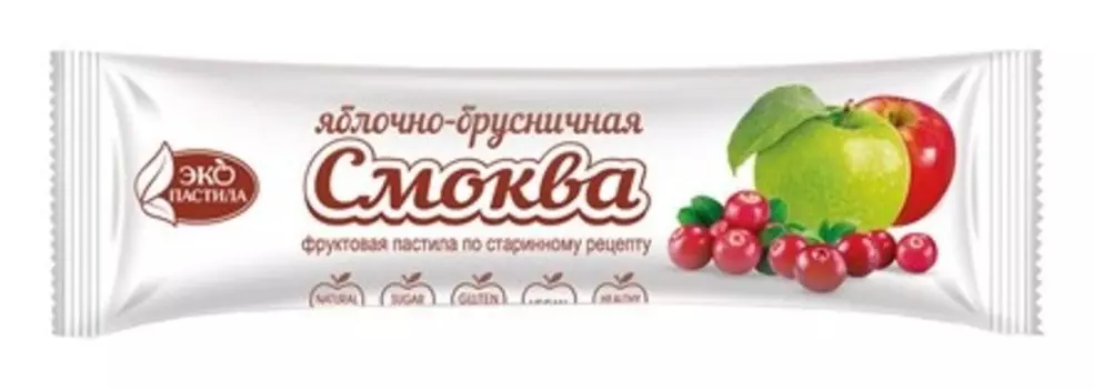 Пастила смоква "Яблочно-брусничная"