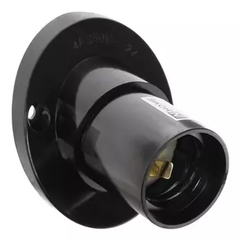 Патрон электрический IN Home е27фп-02, е27, карболитовый, настенный