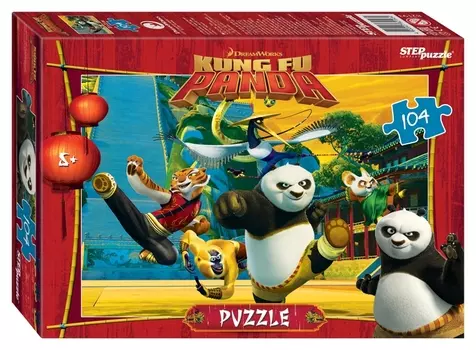 Пазл 104 элемента Кунг-фу Панда