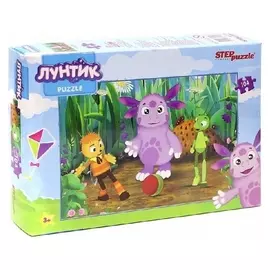 Пазл 104 элемента Лунтик