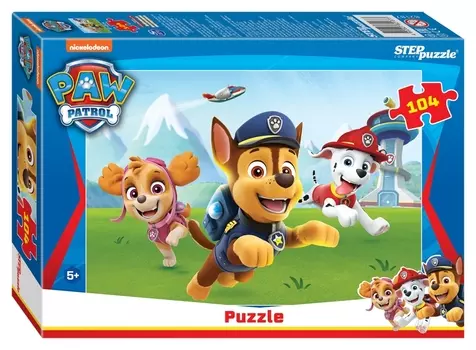 Пазл 104 элемента Щенячий патруль