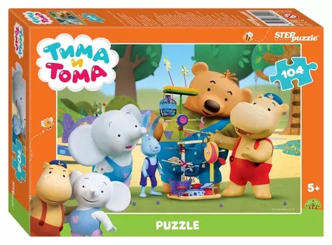 Пазл 104 элемента Тима и Тома