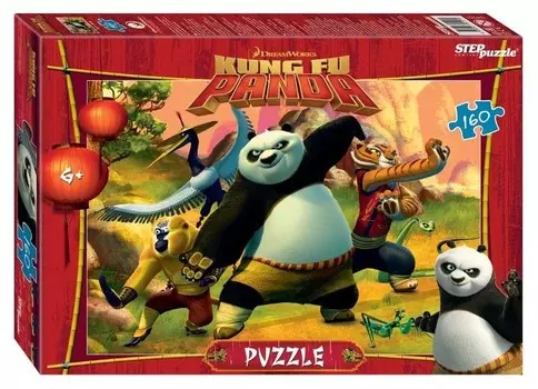 Пазл 160 элементов Кунг-фу Панда