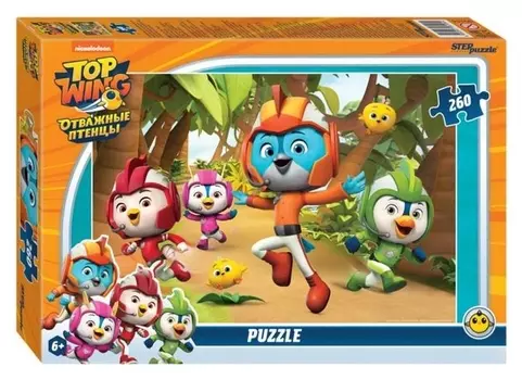 Пазл 260 элементов «Отважные птенцы»