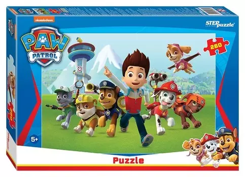 Пазл 260 элементов Щенячий патруль