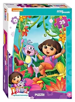 Пазл 35 элементов Даша-путешественница