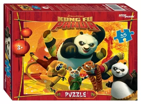 Пазл 35 элементов Кунг-фу Панда