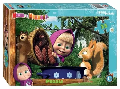 Пазл 35 элементов Маша и Медведь - 2