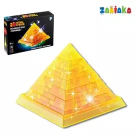 Пазл 3D кристаллический «Пирамида», 38 деталей