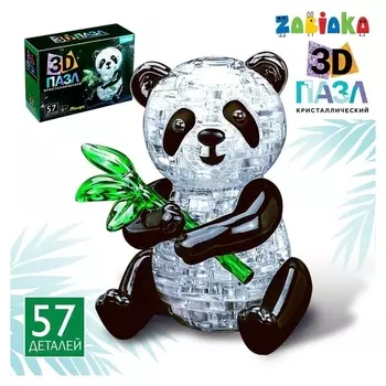 Пазл 3D «Панда», 57 деталей