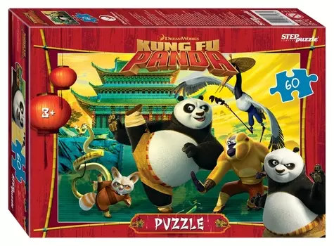 Пазл 60 элементов Кунг-фу Панда
