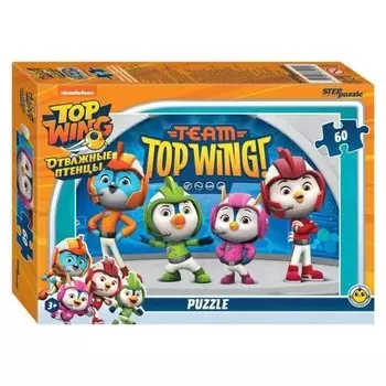 Пазл 60 элементов «Отважные птенцы»