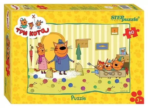 Пазл 60 элементов Три кота арт.81152