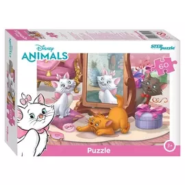 Пазл 60 элементов Зверята