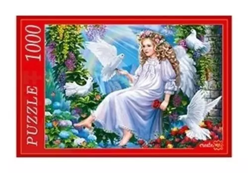 Пазл "Ангел с голубями"