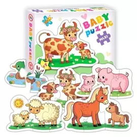 Пазл Baby Puzzle «Мамы и малыши-2»