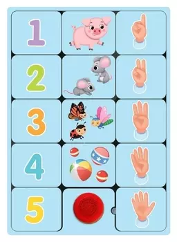 Пазл деревянный музыкальный «Учимся считать»