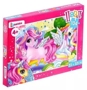 Пазл Единороги 104 элемента