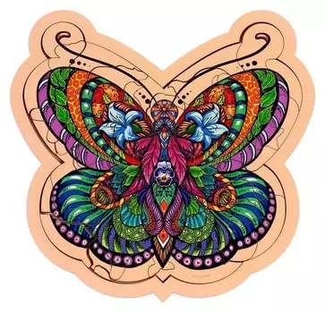 Пазл фигурный «Бабочка»