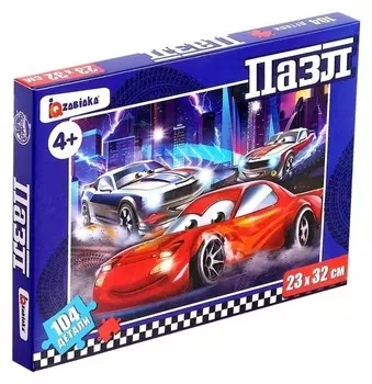 Пазл Крутые гонки 104 элемента