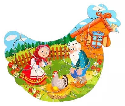 Пазл «Курочка ряба»