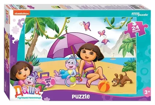 Пазл maxi 24 элемента Даша-путешественница