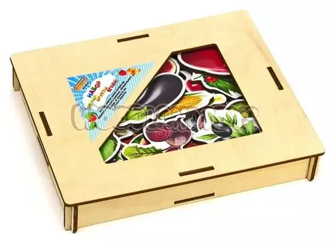 Пазл-набор Овощи, фрукты, ягоды