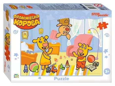 Пазл «Оранжевая корова», 80 элементов