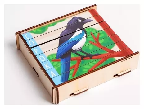 Пазл-палочки Птички