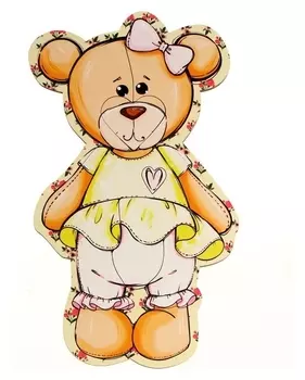 Пазл «Скромный мишка»