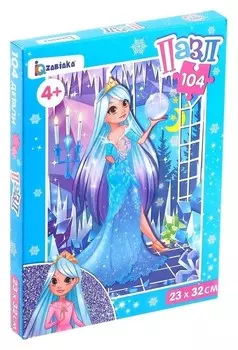 Пазл Снежная принцесса 104 элемента