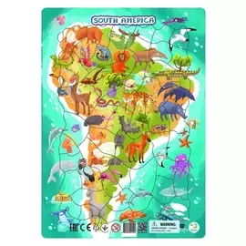 Пазл в рамке 53 элемента Южная Америка