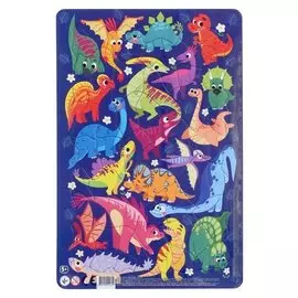 Пазл в рамке Динозавры 53 элемента