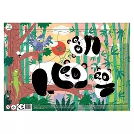 Пазл в рамке Панды 21 элемент