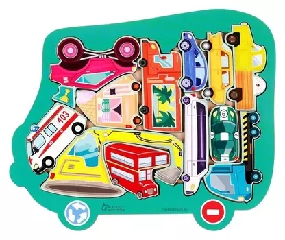 Пазл вкладыш «Люблю машинки»