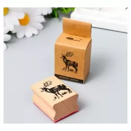 Печать дерево "Олень" 4х3х2,4 см